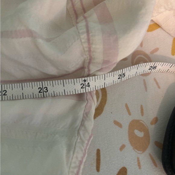 Lou & Grey‎ Cream Pink Oversize Button Down Blouse 100% Viscose super soft - Picture 4 of 6